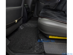 3D коврики в салон Toyota Land Cruiser Prado из экокожи