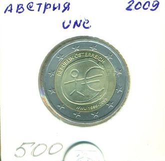 Австрия 2 Евро 2009 года