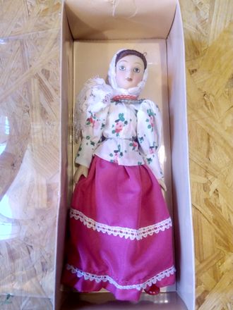 Кукла без журнала &quot;Куклы в народных костюмах&quot; №71. Летний костюм амурской казачки