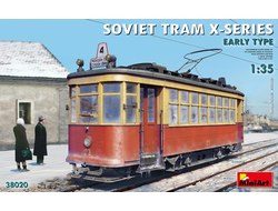 Сборная модель: (Miniart 38020) Набор для диорамы "Советский трамвай серии Х раннего типа"