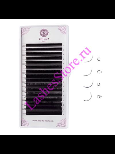 Ресницы чёрные ENIGMA LIGHT - MIX (16 линий)