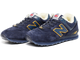New Balance 574 Blue Yellow с мехом