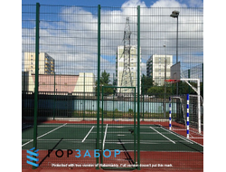 Монтаж 2D забора под ключ в Москве с бетонированием столбов