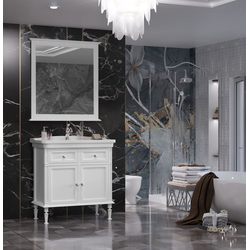 Мебель для ванной Opadiris Кантара 85 белый матовый