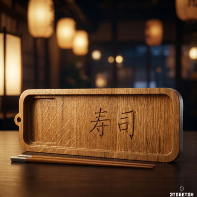 Блюдо для суши из ясеня