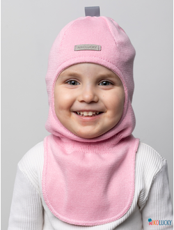 Шапка-шлем 23301-01 х/б подклад, розовый 42-44