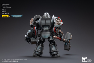 Терминатор Серых Рыцарей (Warhammer 40k) - КОЛЛЕКЦИОННАЯ ФИГУРКА 1/18 Grey Knights Terminator Caddon Vibova (JT3228) - JOYTOY