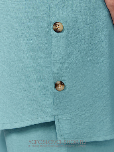 Женский 3-х предметный комплект в бирюзовом оттенке