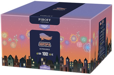 Батарея салютов АВРОРА (1,5" / 100 залпов)