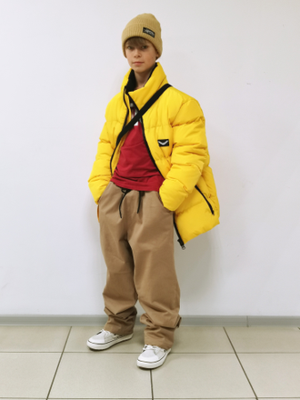 Зимняя куртка Booomerangs Puffer Yellow