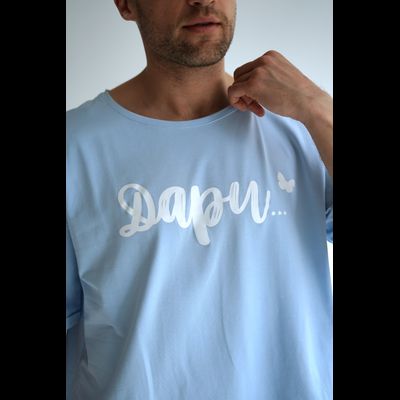 МУЖСКАЯ ФУТБОЛКА ГОЛУБАЯ &quot;ДАРИ&quot;