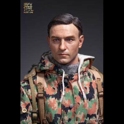 Немецкий солдат - Коллекционная ФИГУРКА 1/6 WWII German Waffen-SS Soldier (AL100044) - Alert Line