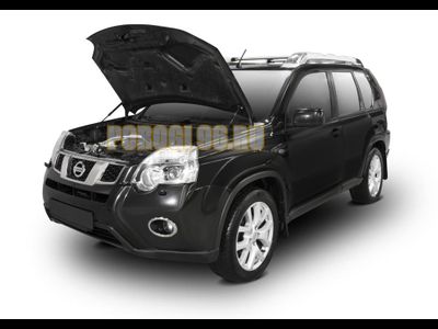 Амортизаторы капота, 2 шт. АвтоУпор для Nissan X-Trail II T31 / II T31 рестайлинг 2007-2011 / 2010-2015