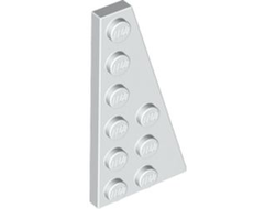 Wedge, Plate 6 x 3 Right, White (54383 / 4287707)