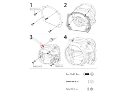Комплект Hella 3R с рамками для замены штатных ксеноновых линз автомобиля Audi A5 (фары без адаптива AFL)