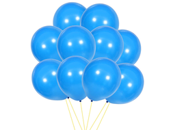 Облако синих шаров