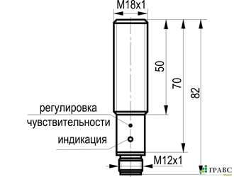 Емкостный датчик CSB AC41A5-01G-6-LS27