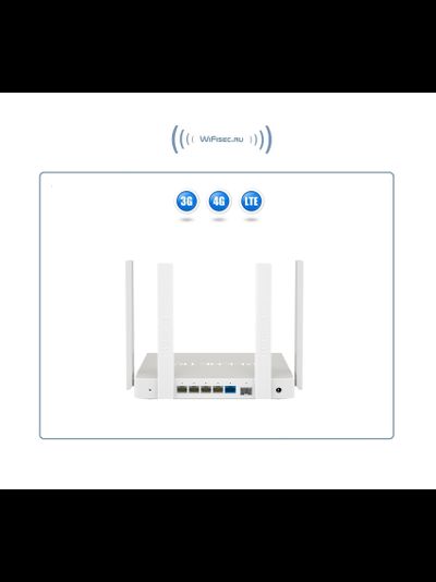 Роутер LTE - 3G/4G KKEENETIC Giga, белый kn-1010