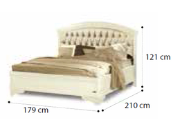 Кровать "Giorgione Capitonne" 160х200 см