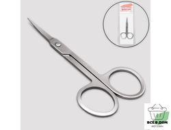 Ножницы маникюрные, для кутикулы, прямые, узкие, 9 см, цвет серебристый