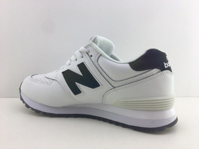New Balance 574 Белые, кожа