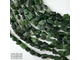 Нефрит камни фри-форм кусочки 6-7х8-10/6-8х10-15 мм, цена за нить 20 см