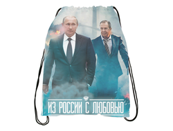 Сумка, мешок с Путиным для обуви №4