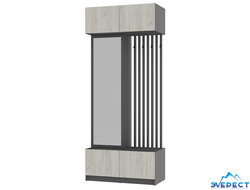 Прихожая Багира ПР-03 графит/дуб крафт белый 1002*2384*510