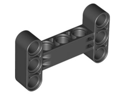 Technic, Liftarm, Modified H-Shape Thick 3 x 5 Perpendicular, Black (14720 / 6390379)
