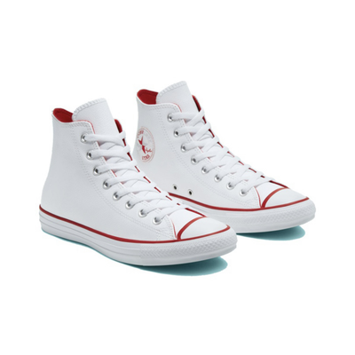 Converse all star hi leather white hotsell