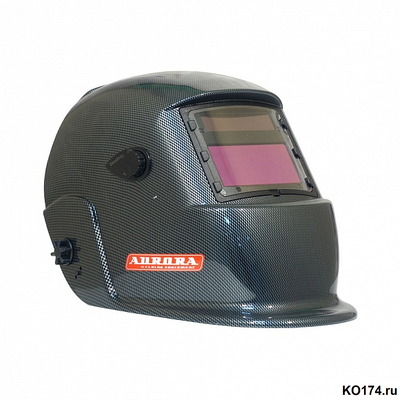 Маска сварщика хамелеон Aurora A777 Carbon обзор 99х45