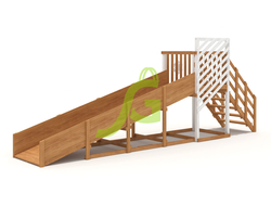 Зимняя горка "IgraGrad Snow Fox", скат 5 м мод.2 фото