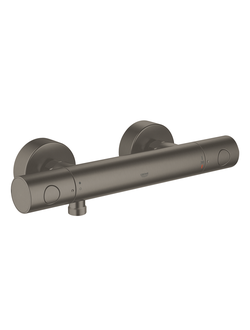 Термостатический смеситель для душа GROHE Grohtherm 1000 Cosmopolitan M, темный графит матовый 34065AL2