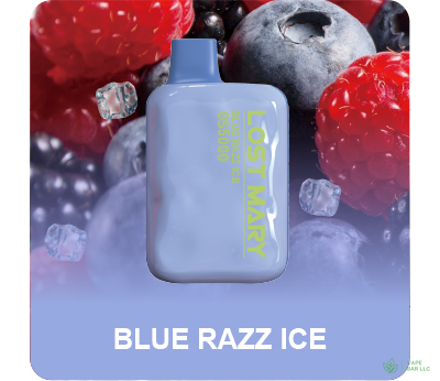 Одноразовая электронная сигарета LOST MARY OS4000, 2%, 11,5 мл, 650 мАч, 4000 затяжек (Blue Razz Ice)