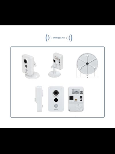DaHua. Домашняя IP WiFI/LAN видеокамера с DVR, Full HD