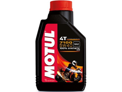 Масло моторное для 4-x тактных двигателей Motul 5W40 7100  4T SN/MA2 - 1 Л (104086)