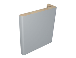 Наличник ПВХ Эмалит серый 5,5*70*2150 телескопический  [57712]