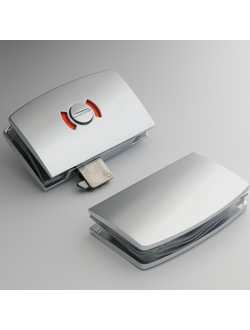 A77-2 WC Замок сантехнический на стекло (стекло-стекло)