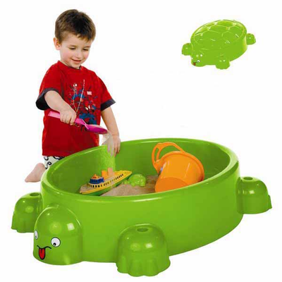 Песочница с крышкой «Веселая Черепаха»