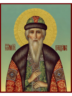 Владимир, святой равноапостольный великий князь. Рукописная икона.