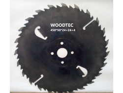 Пильный диск для пилорамы ПД-2000 мини 450*50*24z+24+6 (3,0/4,6)Woodtec, от