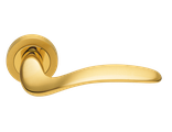 Дверные ручки Morelli Luxury &quot;COBRA&quot; OSA/OTL Цвет - Матовое золото/золото