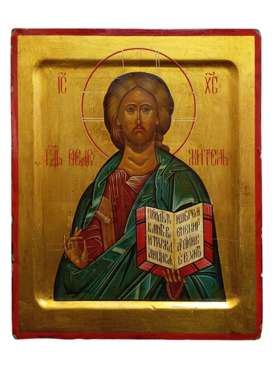 Господь Вседержитель. Спаситель. Рукописная икона