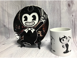 Набор Тарелка и Кружка Бенди и Чернильная машина