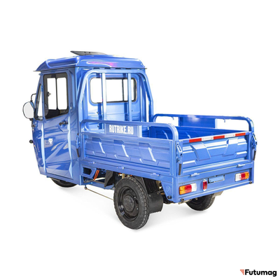 Грузовой электротрицикл Rutrike КАРГО Кабина 1500 60V1000W синий