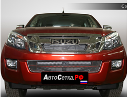 Premium защита радиатора ISUZU D-MAX II (2012-2019) из 2-х частей