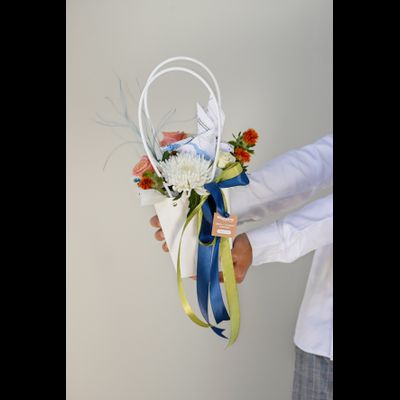 Цветочная композиция учителю / воспитателю № 860