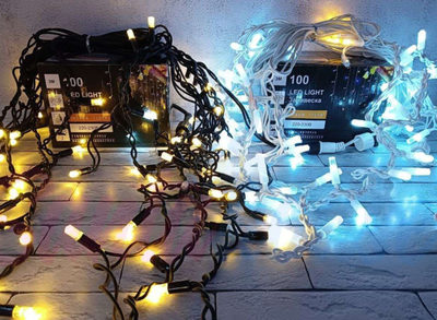 Гирлянда бахрома уличная каучук, белый провод, белый свет, 3.0x0.6/0.5/0.4м., led, 220В.