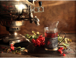 ЧЕРНЫЙ ЧАЙ "РУССКИЙ ЧАЙ С ЯГОДАМИ" 100 г