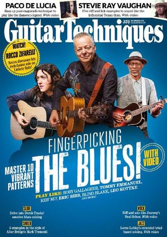 Guitar Techniques Magazine December 2023 The Blues Issue Иностранные журналы, Intpressshop